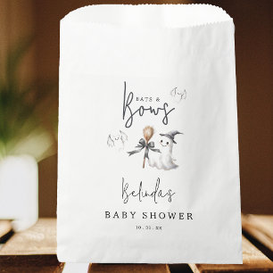 Sachets En Papier Fête de Baby Shower Chauves-Souris et Rubans Hallo