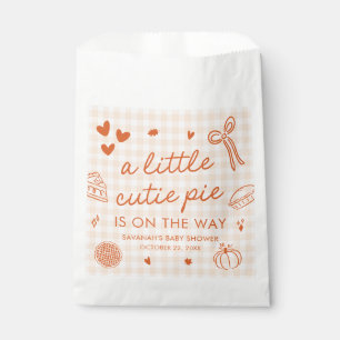 Sachets En Papier Fête de Bébé Automne Dessinée à la Main « Un Petit