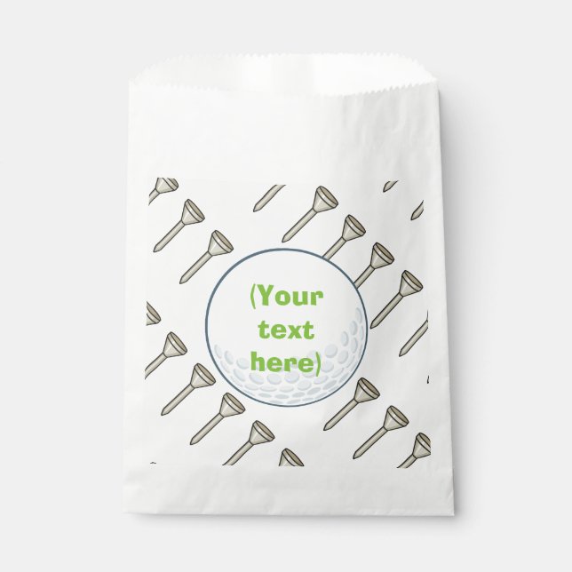 Sachets En Papier Fête de golf (Devant)