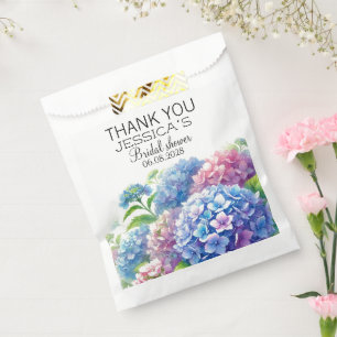 Sachets En Papier Fête de la Fête des mariées des fleurs bleues d'Hy