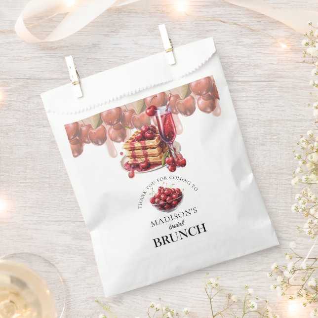 Sachets En Papier Fête de Mariage aux Fleurs de Cerisier - Personnal (Coupé)