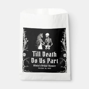 Sachets En Papier Fête de mariage Halloween jusqu'à ce que la mort n