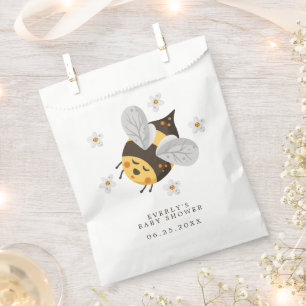 Sachets En Papier Fête de Naissance Bébé Abeille Fleur de Marguerite
