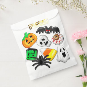 Sachets En Papier Fête des Candies Éffrayantes d'Halloween