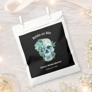 Sachets En Papier Fête des mariées d'Halloween fleurie ou de mariage