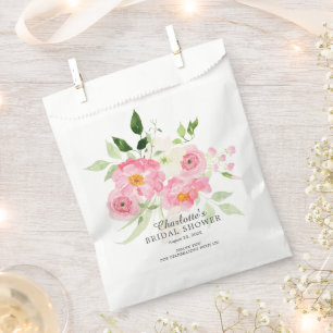 Sachets En Papier Fête des mariées florale en fleurs printanières