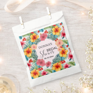 Sachets En Papier Fête des mariées hawaïenne exotique