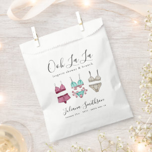 Sachets En Papier Fête des mariées Ooh La Lingerie