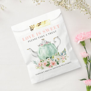 Sachets En Papier Fête des mariées Tea Party L'amour est Sweet Favor