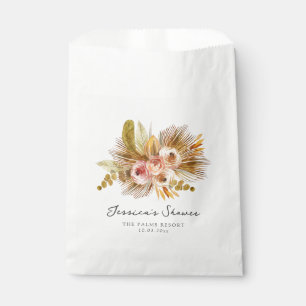 Sachets En Papier Fête des mariées Vintage florale tropicale