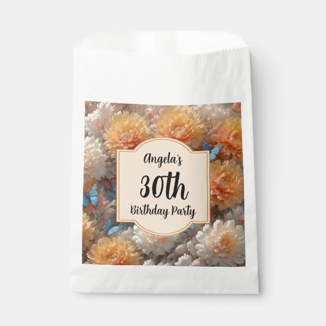 Sachets En Papier Fête du 30e anniversaire (Devant)