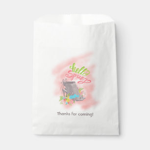 Sachets En Papier Fête du thé du printemps