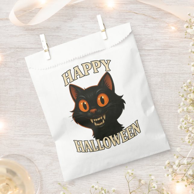 Sachets En Papier Fête éffrayante d'Halloween (Coupé)