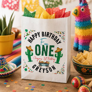 Sachets En Papier Fiesta First Fête d'anniversaire de 1 an