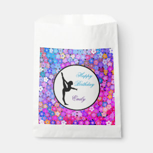 Sachets En Papier Filles Gymnastique Joyeux Anniversaire Favoriser l
