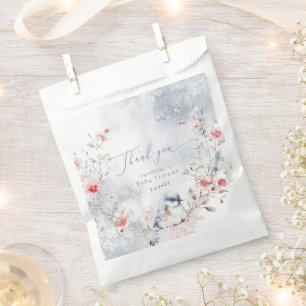 Sachets En Papier Flammes de neige d'hiver Bébé son froid dehors