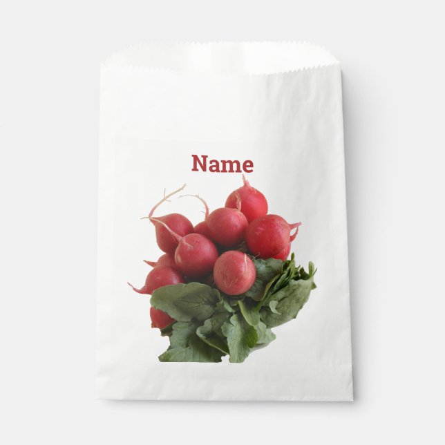 Sachets En Papier Flaring Red Radish Bunch (Devant)