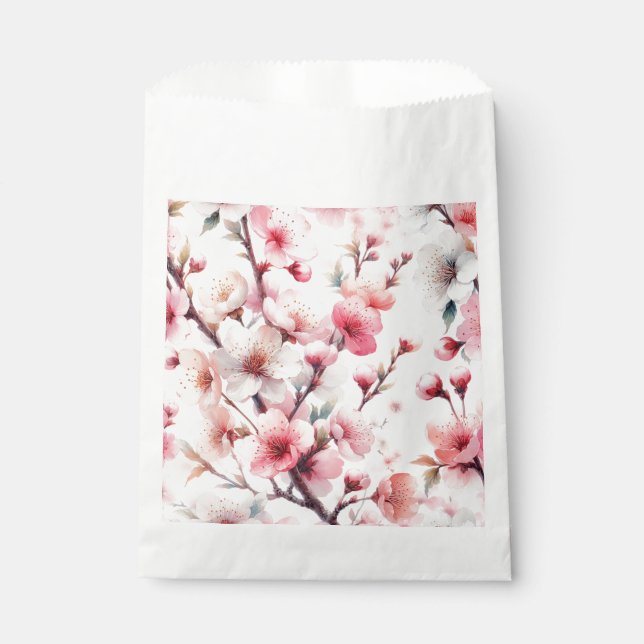 Sachets En Papier Fleur de cerise (Devant)