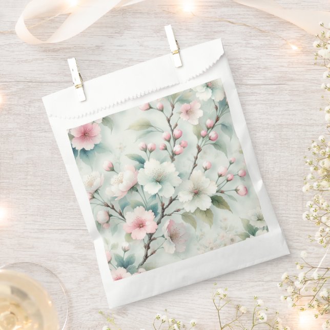 Sachets En Papier Fleur de Cerisier (Coupé)