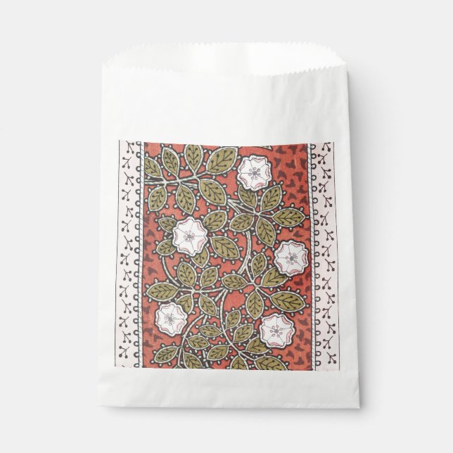 Sachets En Papier Fleur d'illustration Rose sauvage Vintage (Devant)