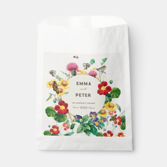 Sachets En Papier Fleur sauvage (Devant)