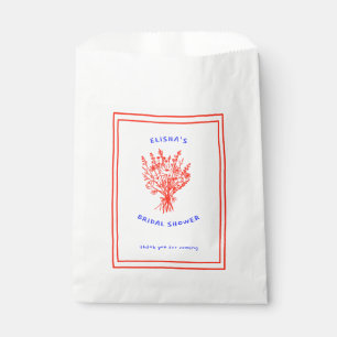 Sachets En Papier Fleur sauvage Bouquet Rustique Whimsical Fête des 