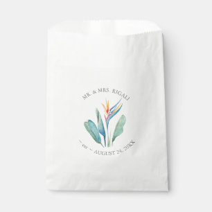 Sachets En Papier Fleur tropicale orange