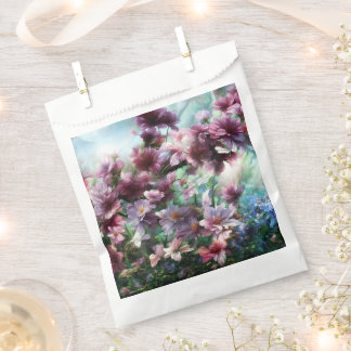 Sachets En Papier Fleurs à éclaboussures de fleurs de cerisier