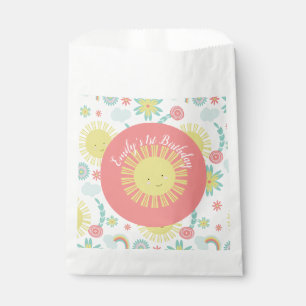 Sachets En Papier Fleurs Arc-en-ciel de Soleil Anniversaire