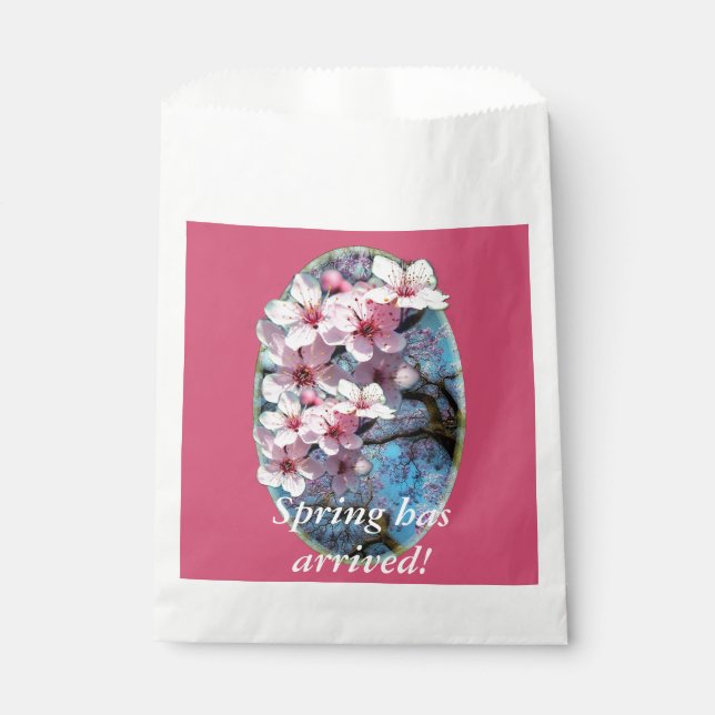 Sachets En Papier Fleurs de cerisiers (Devant)