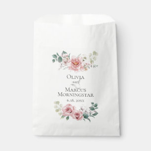 Sachets En Papier Fleurs de mariage rose espagnol pâle