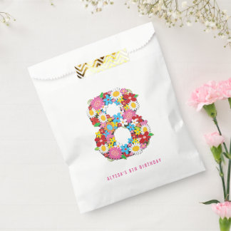 Sachets En Papier Fleurs de Printemps Whimsical Fête de la fille 8e