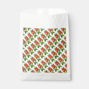 Sachets En Papier Fleurs victoriennes Jardin de roses anglaises Théâ