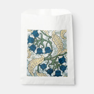 Sachets En Papier Floral Blue Flowers Lily Valley Répétition