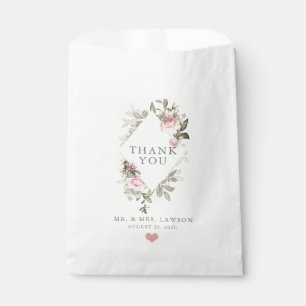 Sachets En Papier Flore printanière Sac de Merci préféré