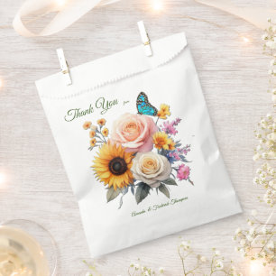 Sachets En Papier Flores florales du printemps et de l'été