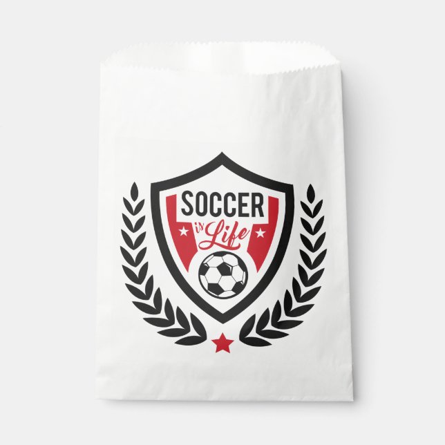 Sachets En Papier Football (Devant)