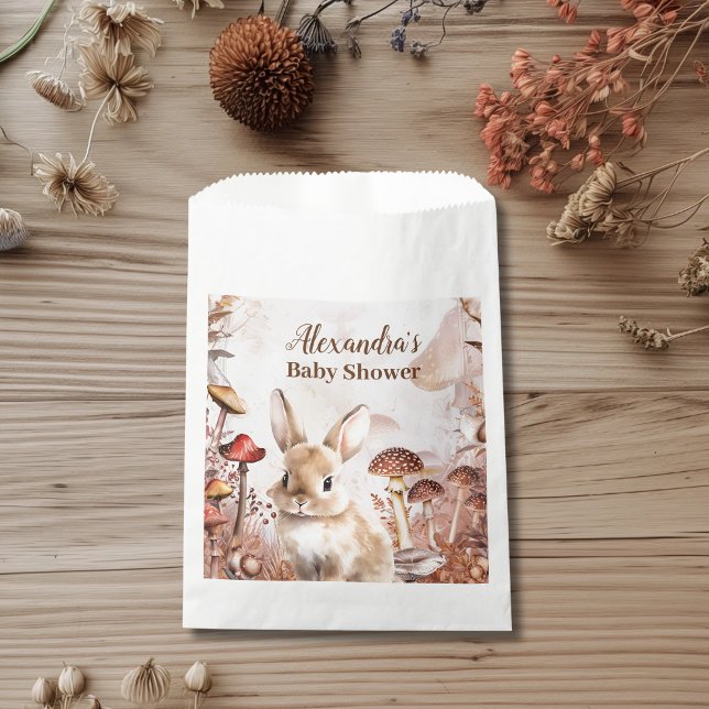 Sachets En Papier Forêt de verdure mignonne Animaux Baby shower des  (Créateur téléchargé)