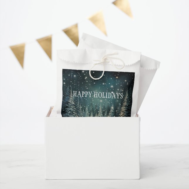 Sachets En Papier Forêt d'hiver (Fête)