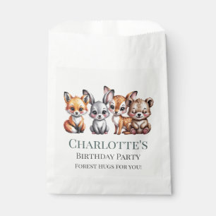 Sachets En Papier Forêt neutre Animal mignon Woodland Parti de l'enf