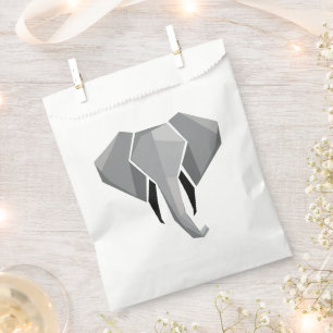 Sachets En Papier Formes simples Géométrie Tête d'éléphant