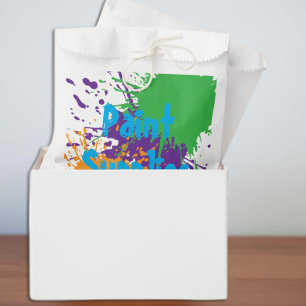 Sachets En Papier Fournitures de peinture pour fête d'anniversaire d