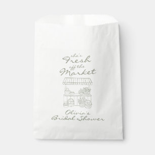 Sachets En Papier Frais débarqué du Marché: Shower de Mariée