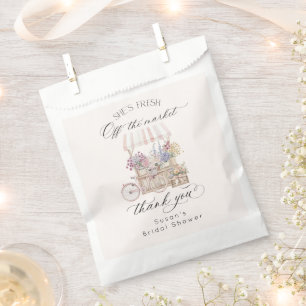 Sachets En Papier Frais débarqués du marché Fleur Chariot Enterremen