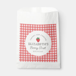 Sachets En Papier Fraise Berry Premier pique-nique Anniversaire