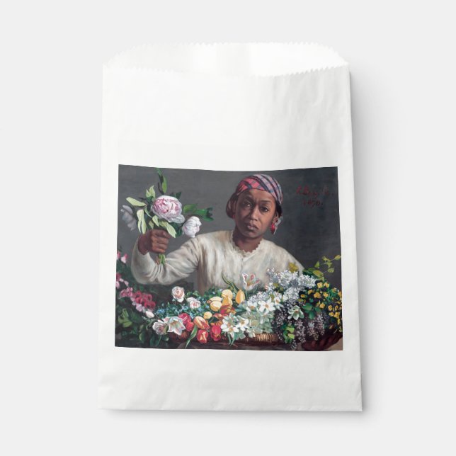 Sachets En Papier Frédéric Bazille - Jeune femme aux pivoines (Devant)