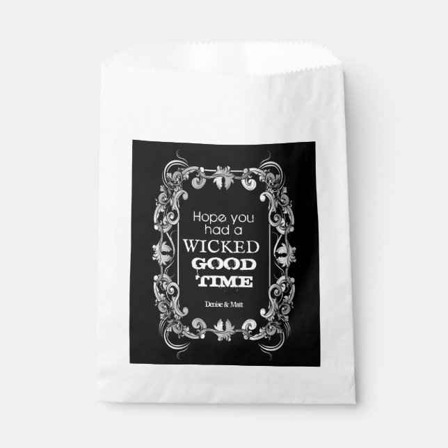 Sachets En Papier Friandises d'Halloween (Devant)