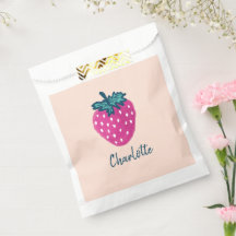 Fruit aux fraises mûre Nom personnalisé