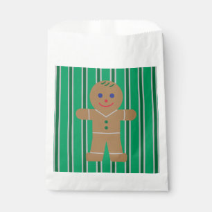 Sachets En Papier Fun and Fancy Christmas Gingbread Homme