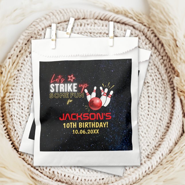 Sachets En Papier Fun Bowling party for Kids (Créateur téléchargé)